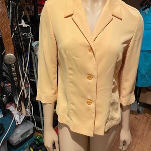 Yansi Fugel Light Yellow Blazer